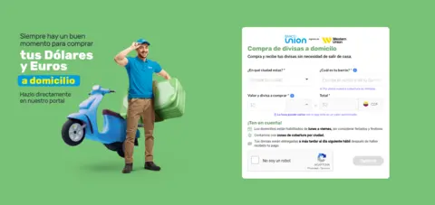 Venta de divisas